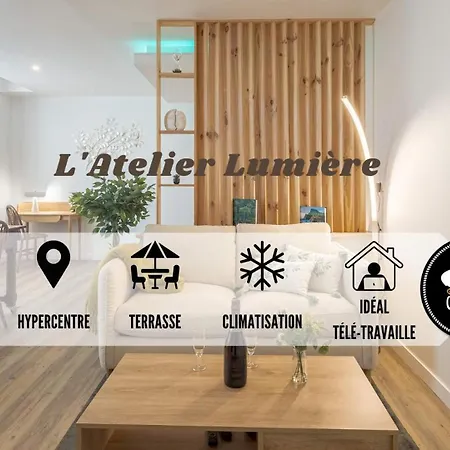 L'atelier Lumière - Design, Télétravail Et Hypercentre Troyen Apartamento Troyes
